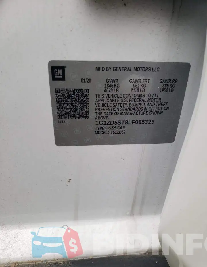 1G1ZD5ST8LF085325 Photo# 10