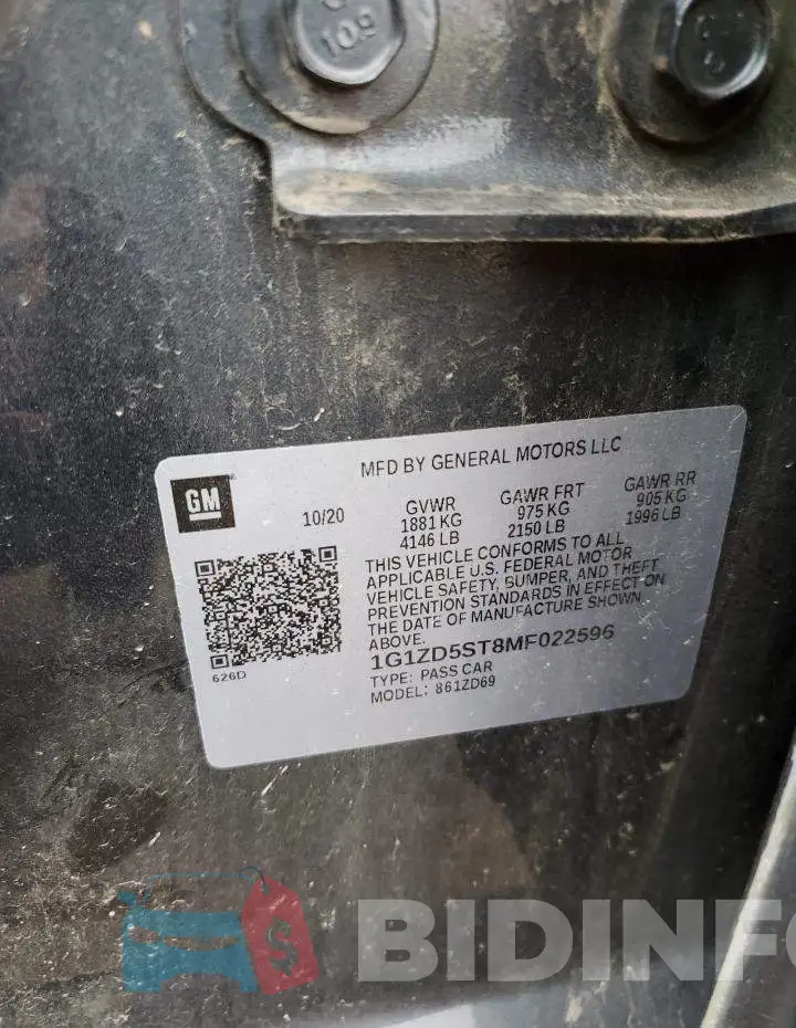 1G1ZD5ST8MF022596 Photo# 10