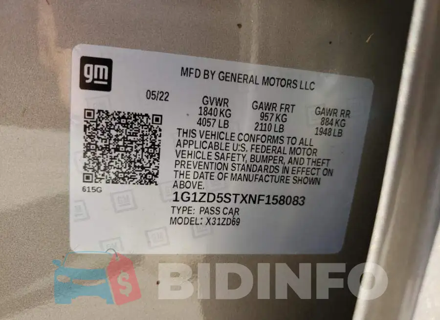 1G1ZD5STXNF158083 Photo# 10