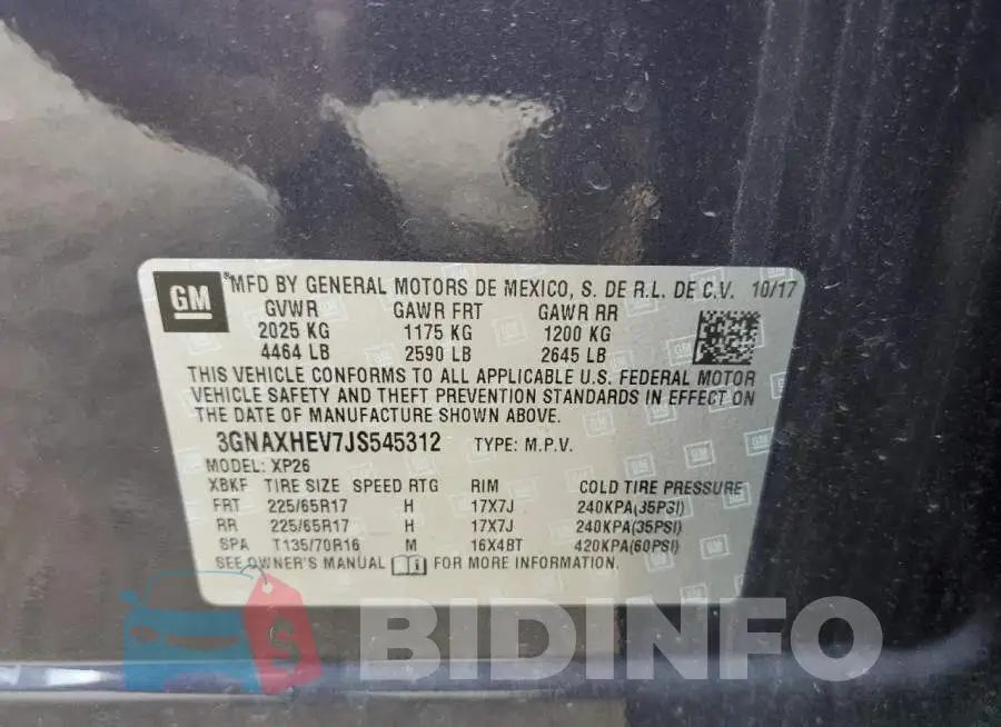 3GNAXHEV7JS545312 Photo# 10