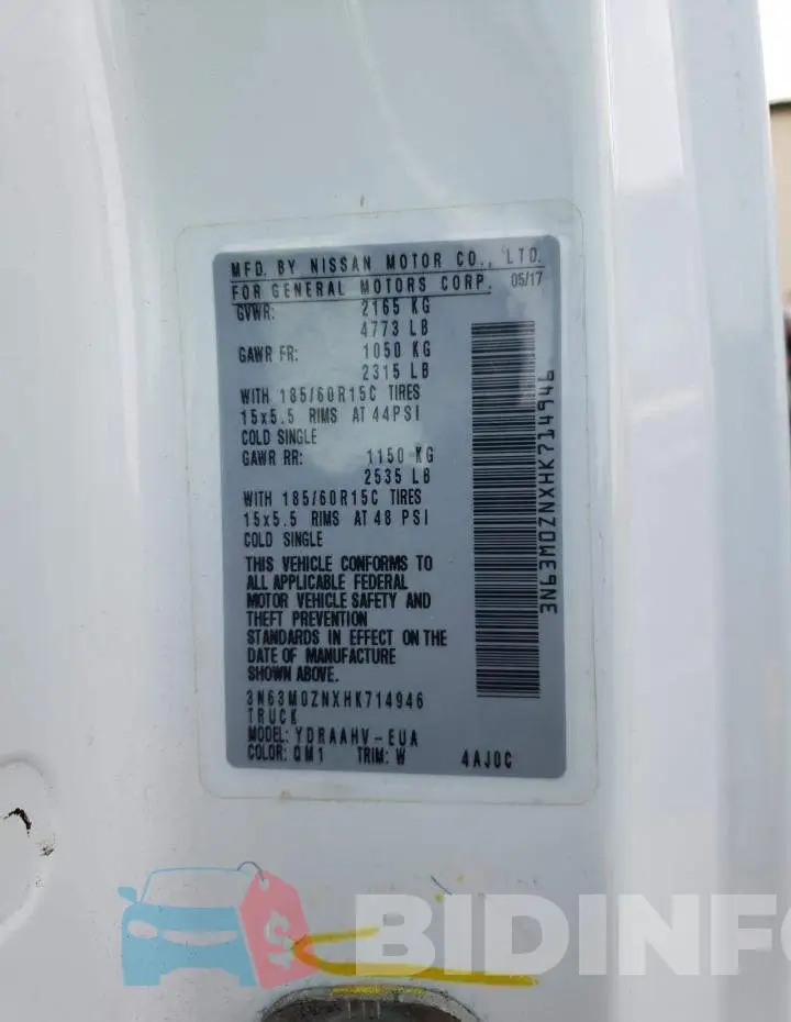 3N63M0ZNXHK714946 Photo# 10
