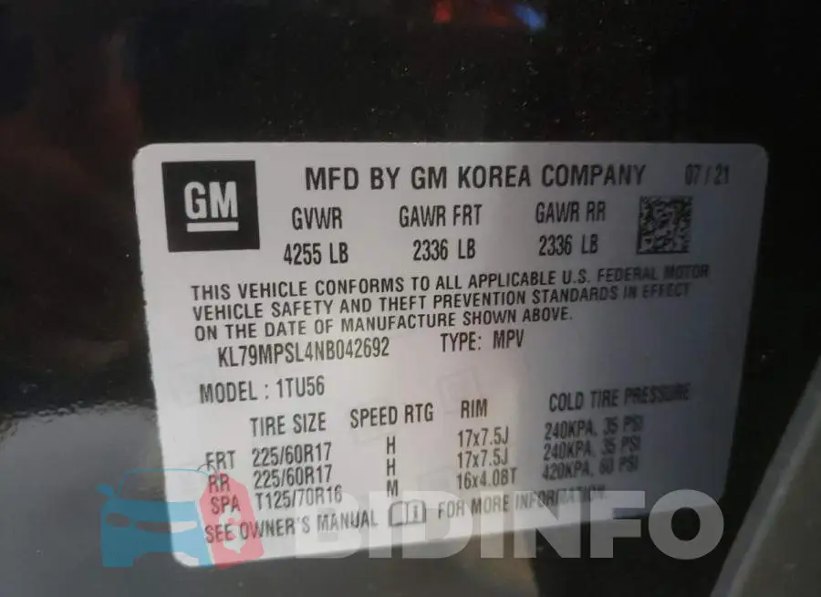 KL79MPSL4NB042692 Photo# 10