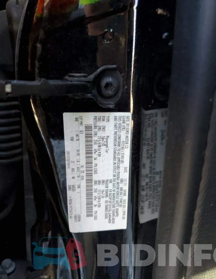 1FADP3F2XGL249489 Photo# 10