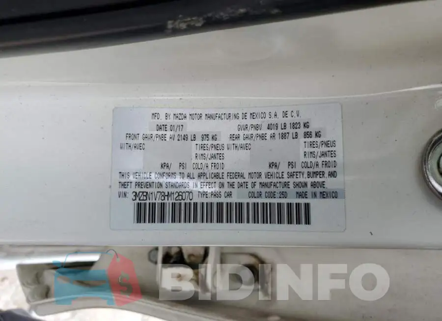 3MZBN1V78HM126070 Photo# 10