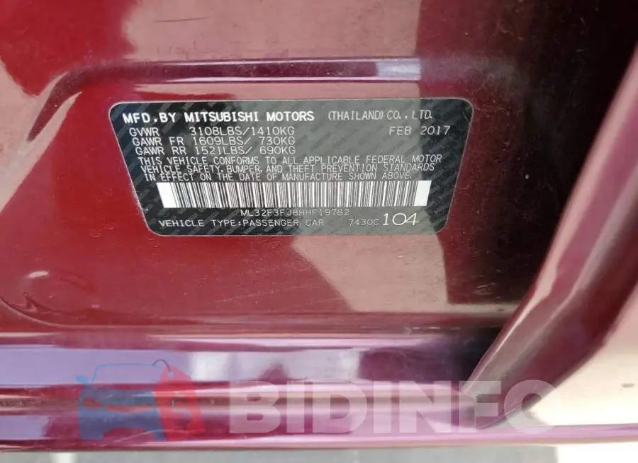ML32F3FJ8HHF19762 Photo# 10