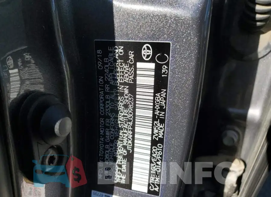 JTDKARFP4J3098237 Photo# 10