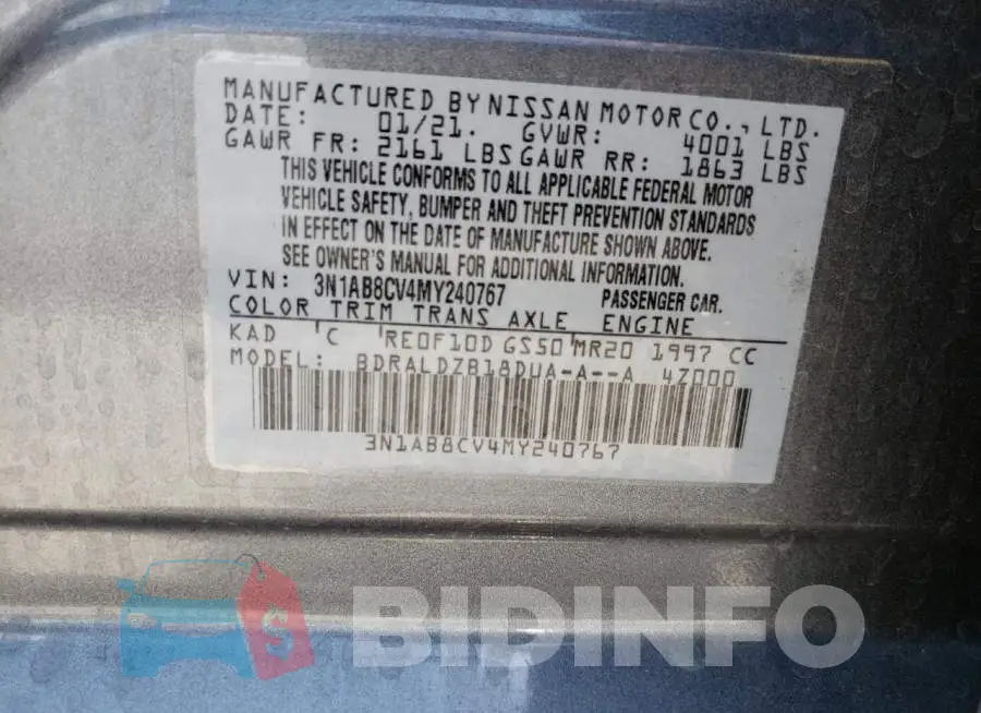 3N1AB8CV4MY240767 Photo# 10