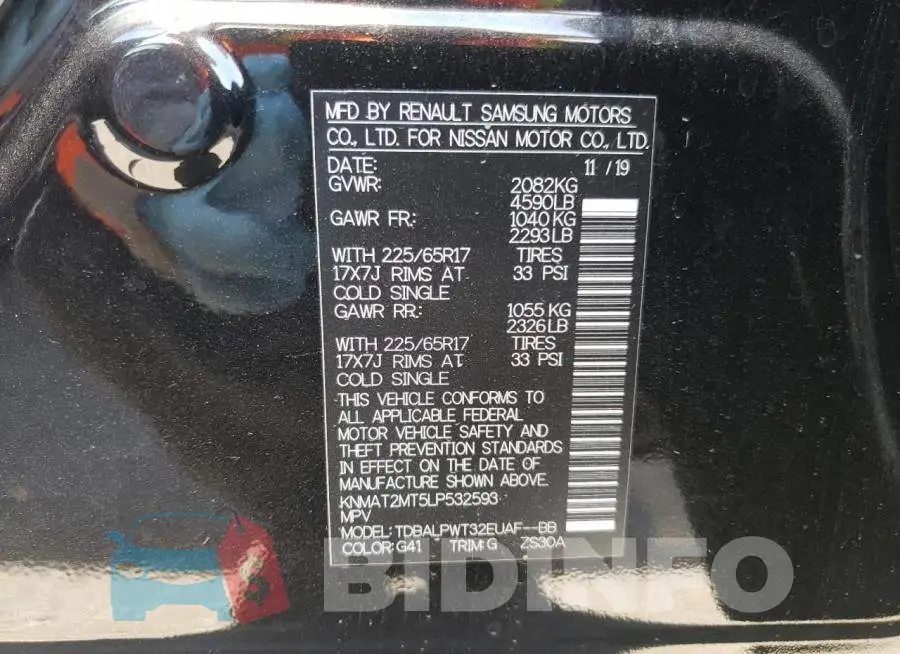 KNMAT2MT5LP532593 Photo# 10