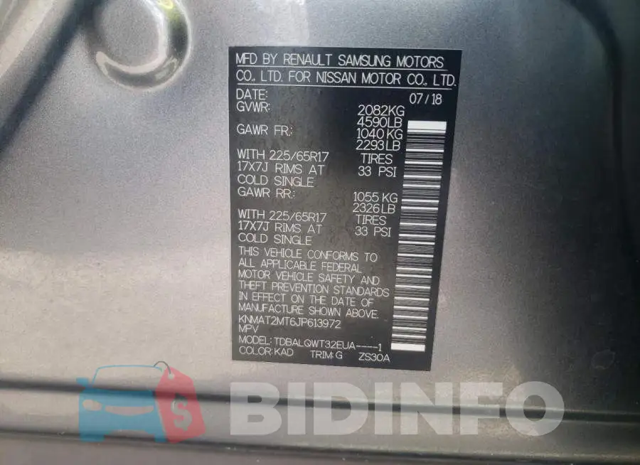 KNMAT2MT6JP613972 Photo# 10