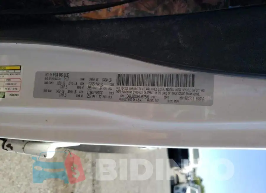 1C4BJWDG3HL597901 Photo# 10
