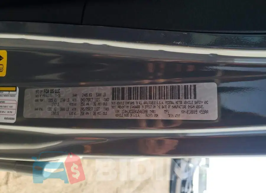 1C4HJXDG5KW546308 Photo# 10