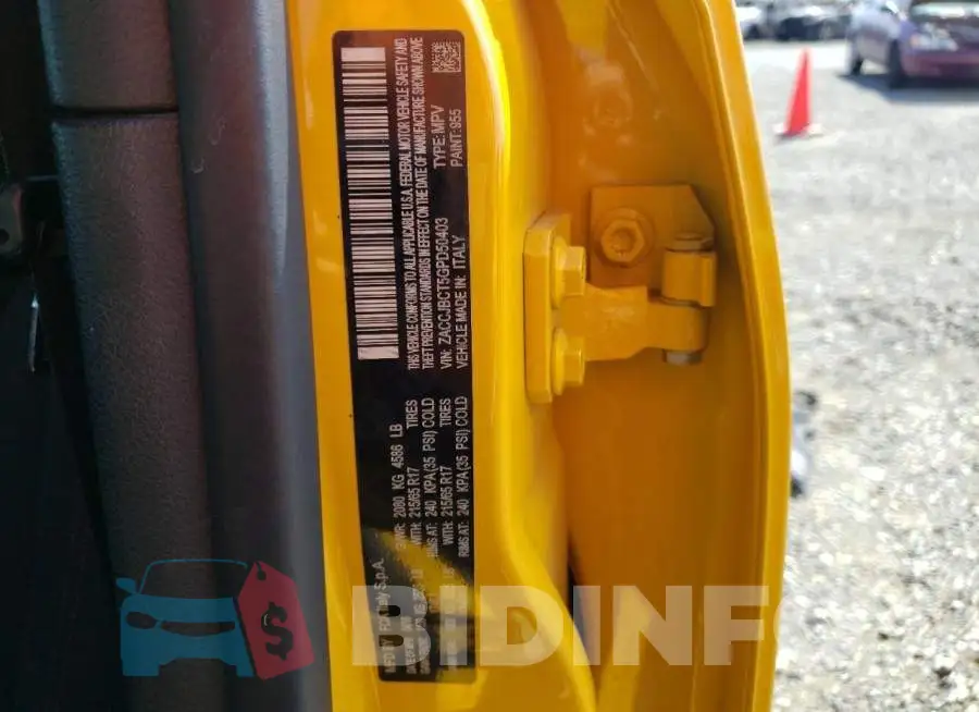 ZACCJBCT5GPD50403 Photo# 10