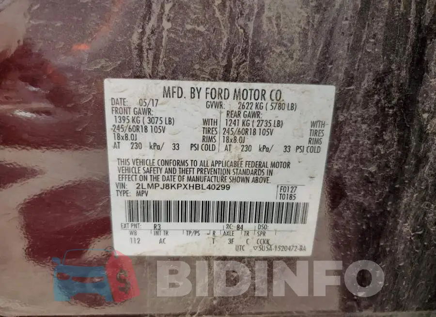 2LMPJ8KPXHBL40299 Photo# 10