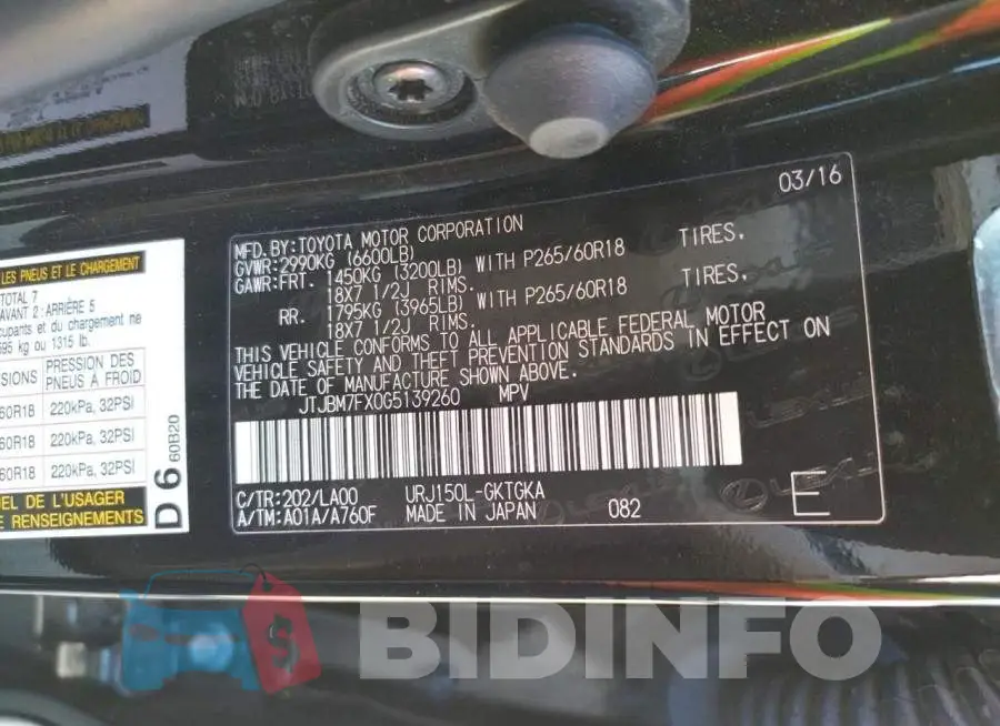 JTJBM7FX0G5139260 Photo# 10