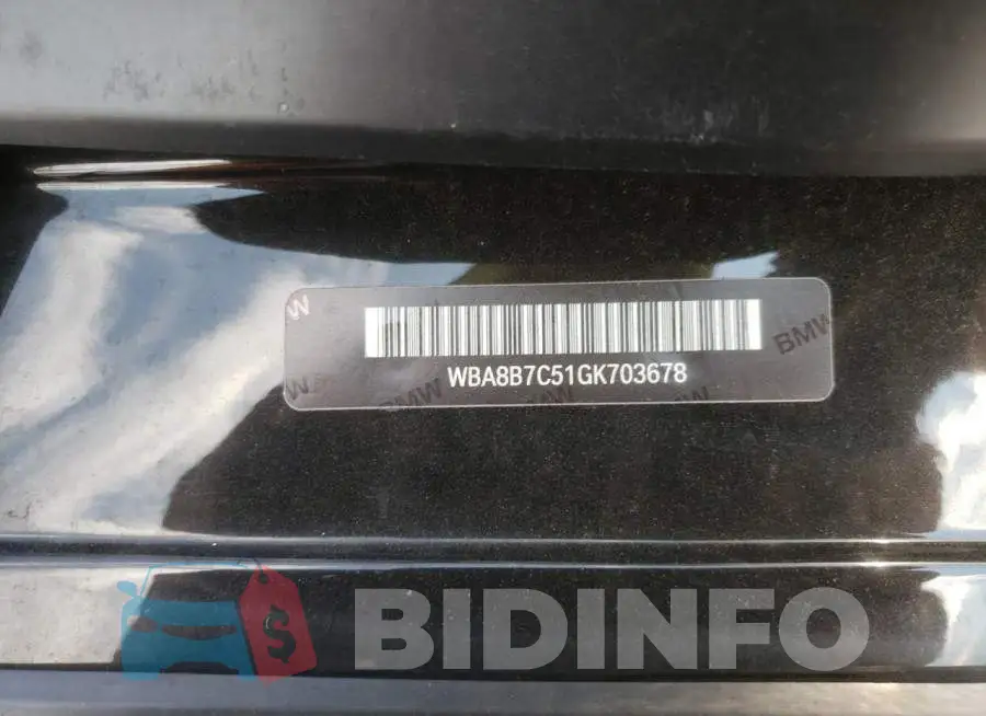 WBA8B7C51GK703678 Photo# 10