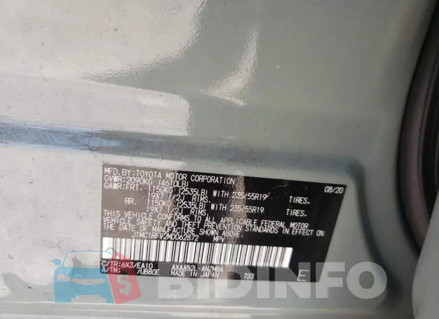 JTMC1RFV2MD062872 Photo# 10