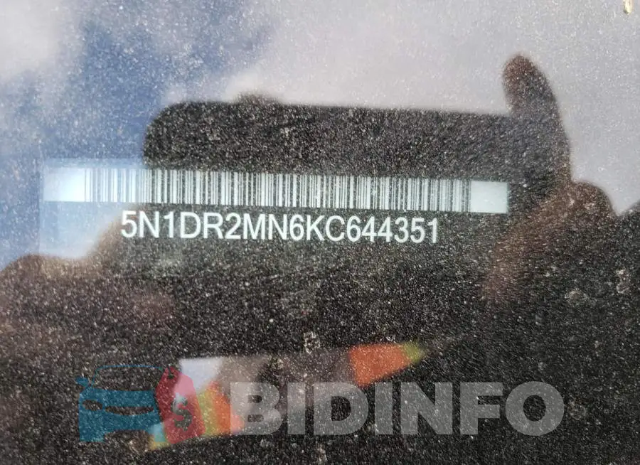 5N1DR2MN6KC644351 Photo# 10