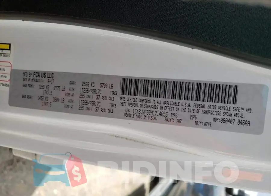 1C4BJWFG2HL714655 Photo# 10