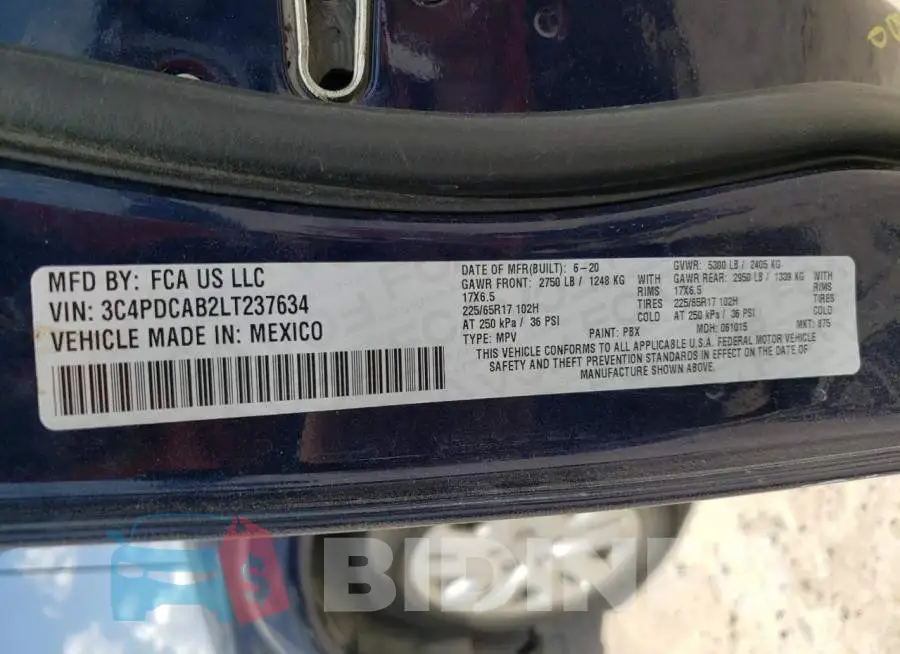 3C4PDCAB2LT237634 Photo# 10