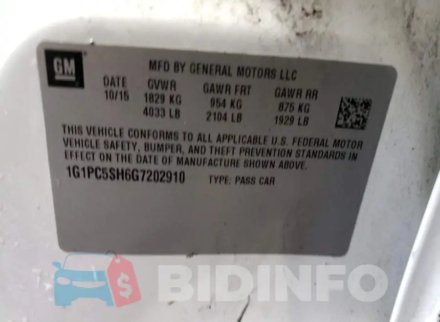 1G1PC5SH6G7202910 Photo# 10