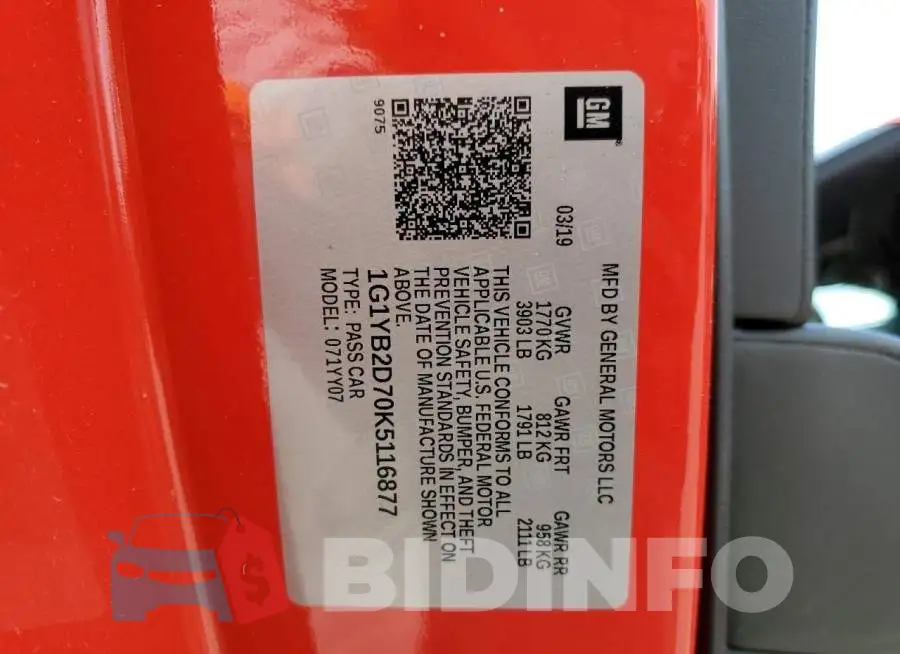 1G1YB2D70K5116877 Photo# 10