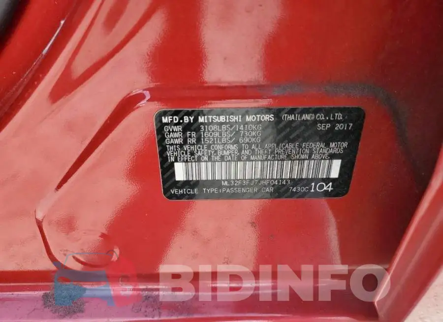 ML32F3FJ7JHF04143 Photo# 10