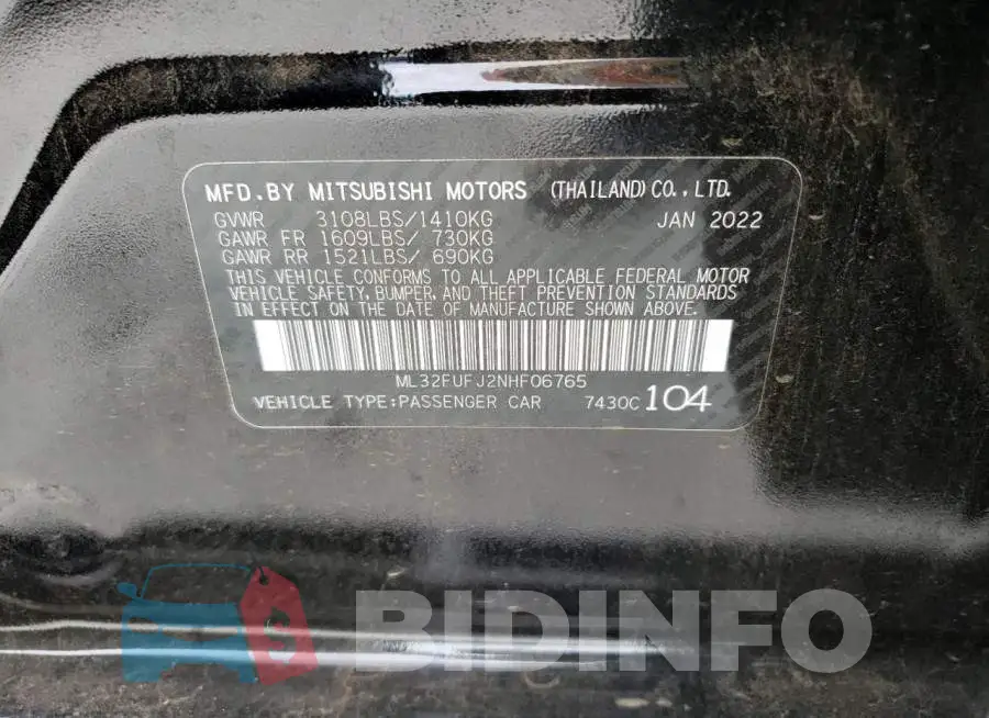 ML32FUFJ2NHF06765 Photo# 10