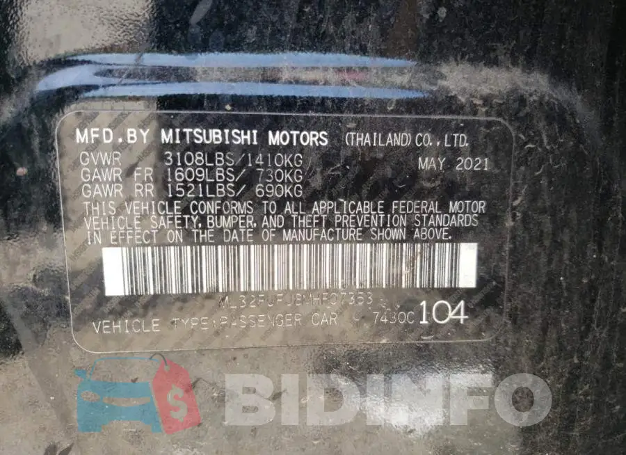 ML32FUFJ8MHF07353 Photo# 10
