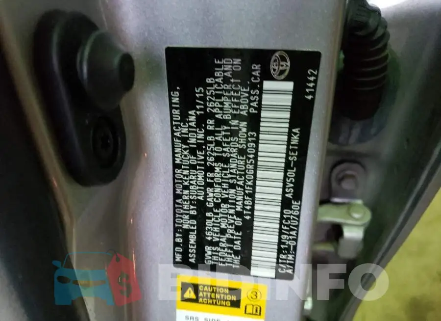 4T4BF1FK0GR540913 Photo# 10