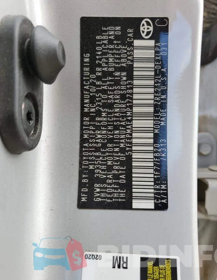 5YFEPMAE4MP177813 Photo# 10