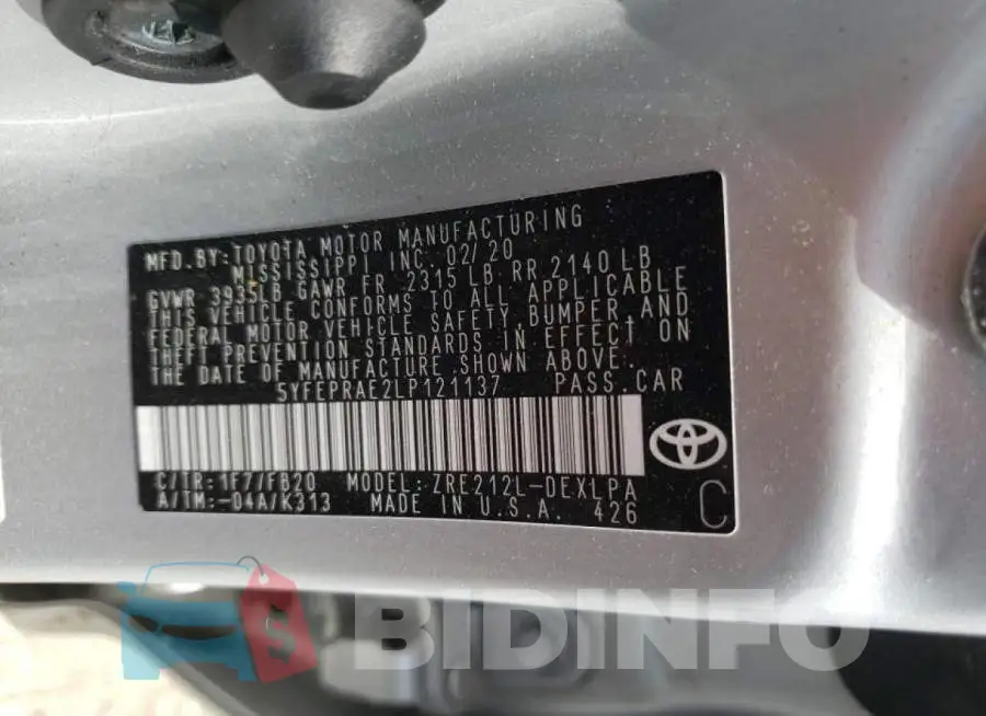 5YFEPRAE2LP121137 Photo# 10