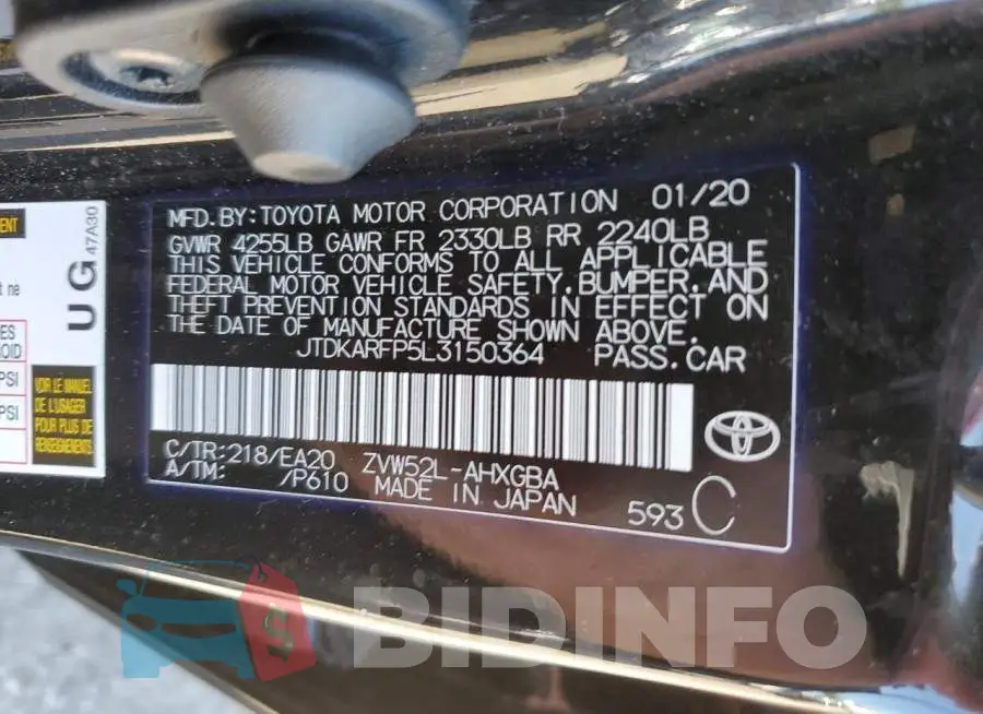 JTDKARFP5L3150364 Photo# 10