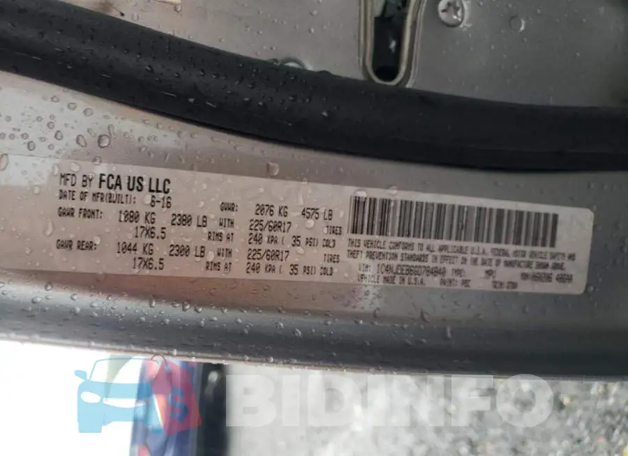 1C4NJDEB6GD784840 Photo# 10