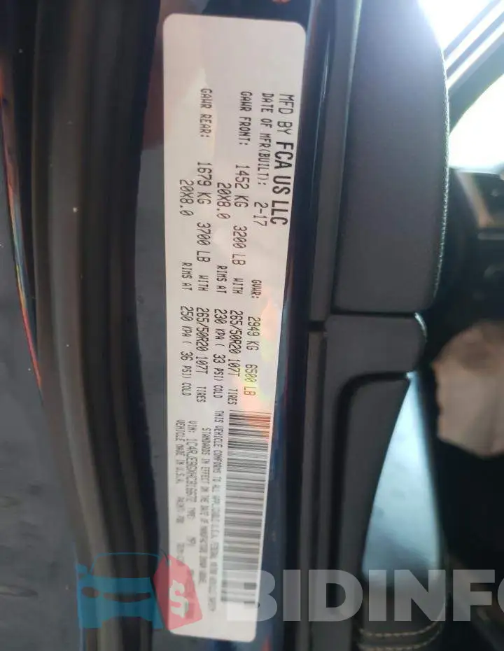 1C4RJEBGXHC816672 Photo# 10