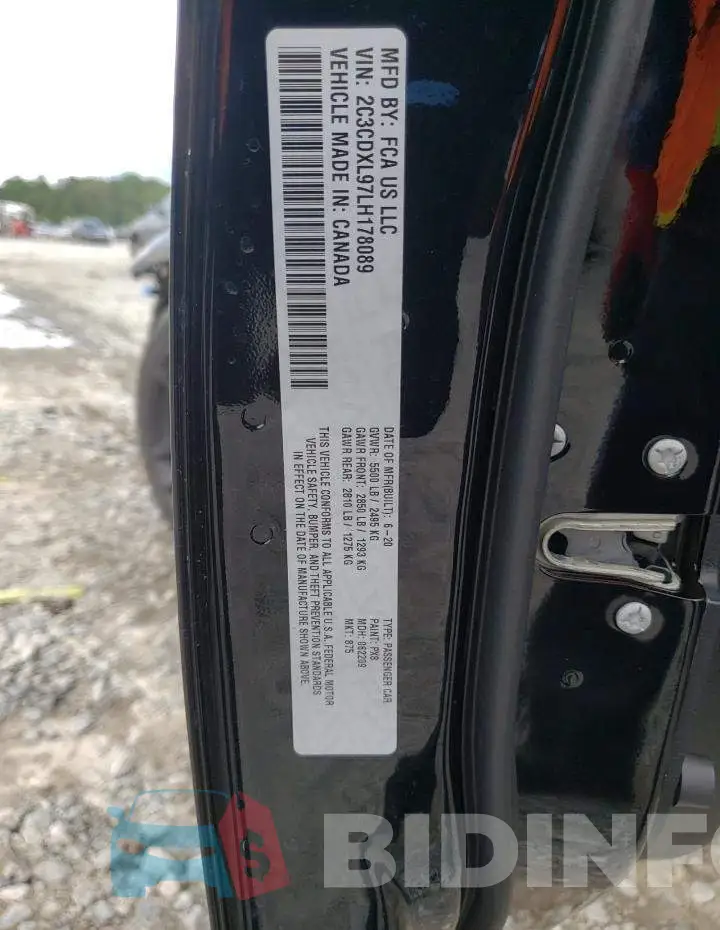 2C3CDXL97LH178089 Photo# 10