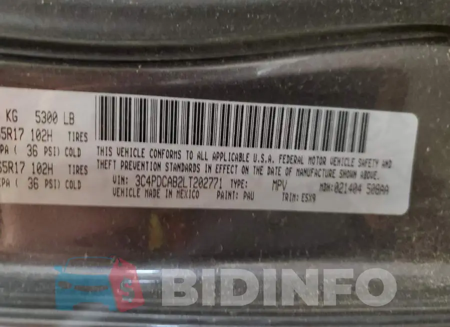 3C4PDCAB2LT202771 Photo# 10