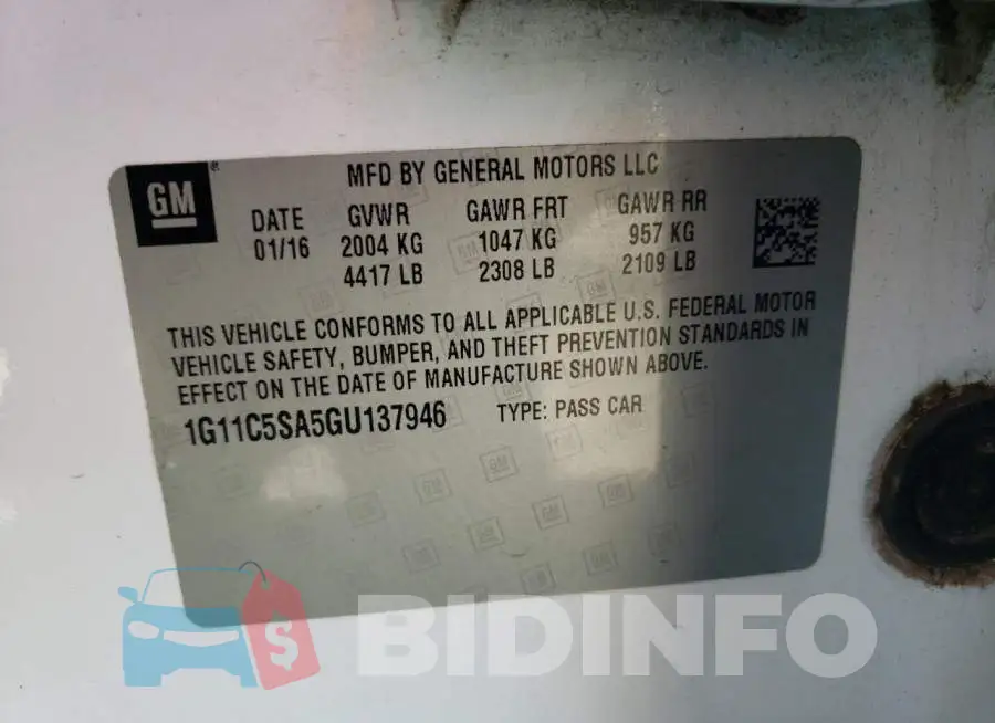 1G11C5SA5GU137946 Photo# 10