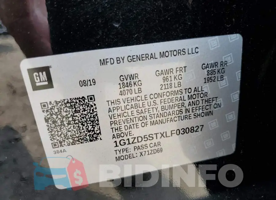 1G1ZD5STXLF030827 Photo# 10