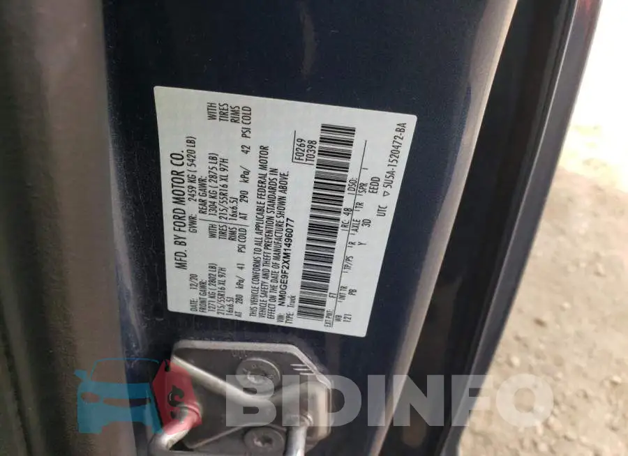 NM0GE9F2XM1496077 Photo# 10