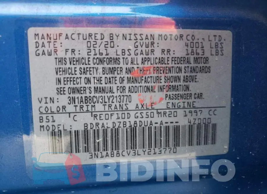 3N1AB8CV3LY213770 Photo# 10
