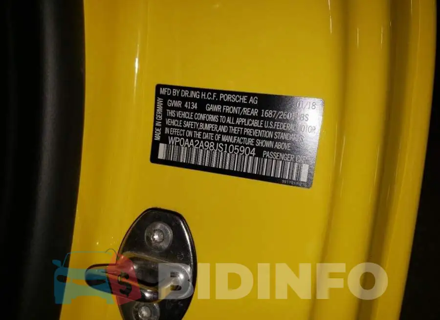 WP0AA2A98JS105904 Photo# 20