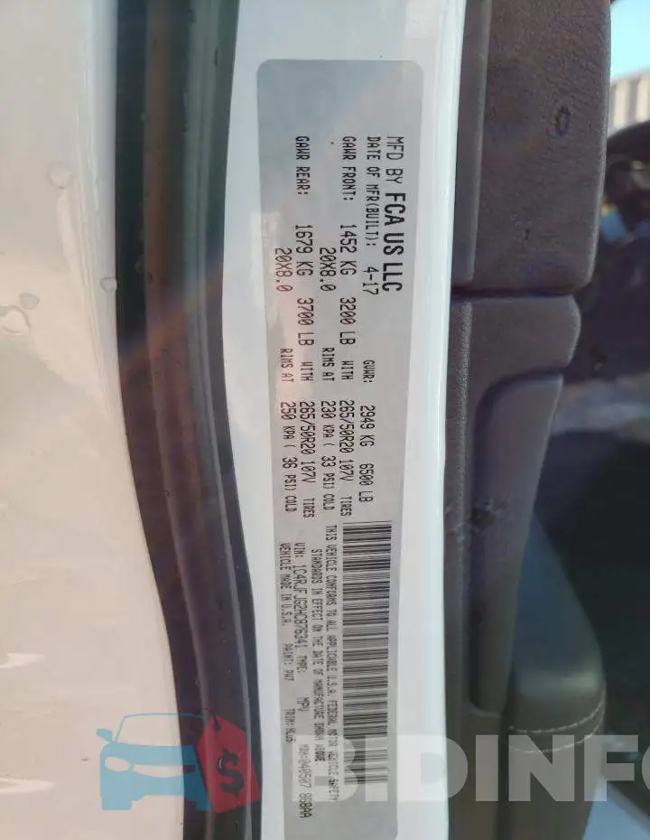 1C4RJFJG2HC876341 Photo# 10
