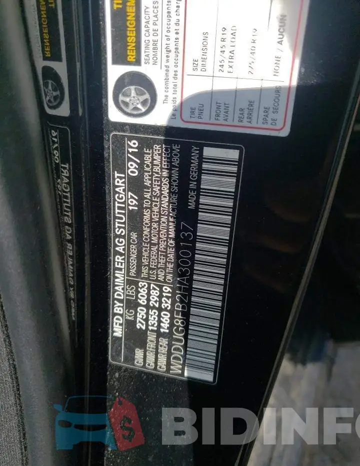 WDDUG8FB2HA300137 Photo# 10