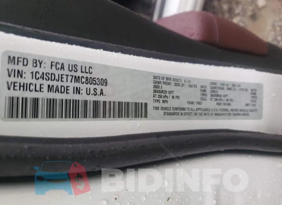 1C4SDJET7MC805309 Photo# 10