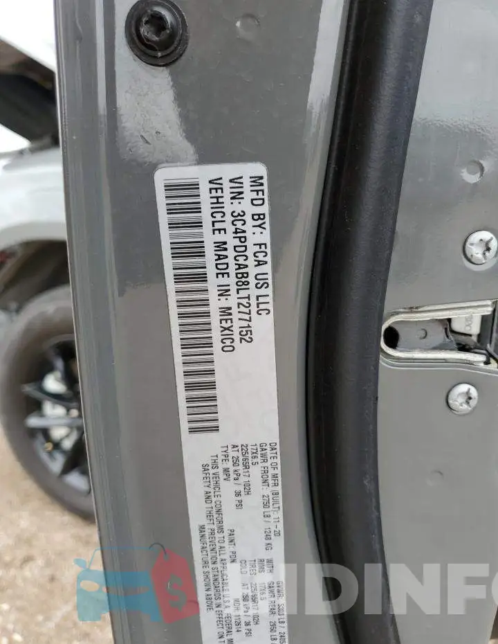 3C4PDCAB8LT277152 Photo# 10