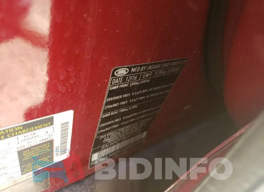 SALWR2FV8HA131822 Photo# 10