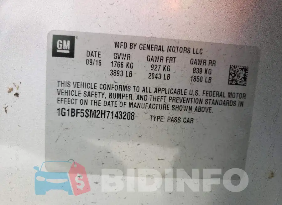 1G1BF5SM2H7143208 Photo# 10