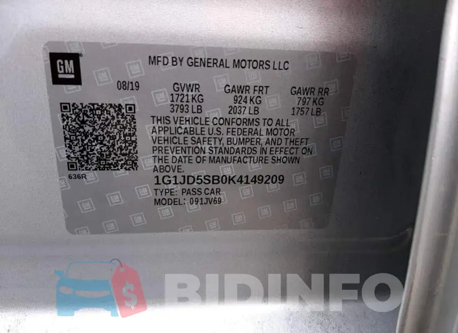 1G1JD5SB0K4149209 Photo# 10