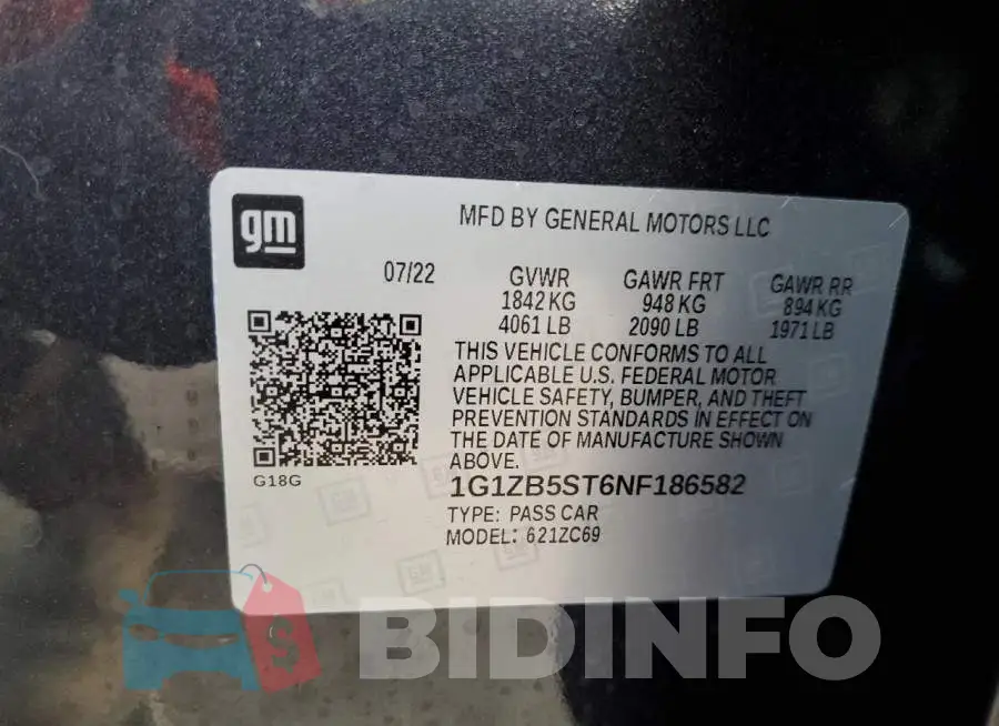 1G1ZB5ST6NF186582 Photo# 10
