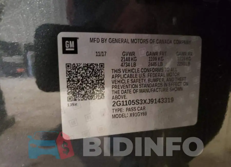 2G1105S3XJ9143319 Photo# 10